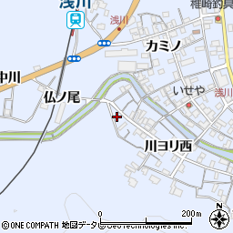 徳島県海部郡海陽町浅川川ヨリ西155周辺の地図