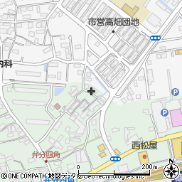福岡県飯塚市弁分179-109周辺の地図