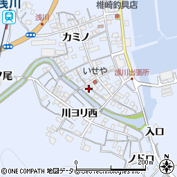 徳島県海部郡海陽町浅川川ヨリ東94周辺の地図