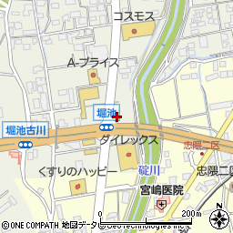 福岡県飯塚市堀池92周辺の地図