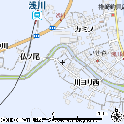 徳島県海部郡海陽町浅川川ヨリ西14周辺の地図