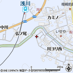 徳島県海部郡海陽町浅川川ヨリ西32周辺の地図