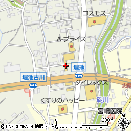 福岡県飯塚市堀池249周辺の地図