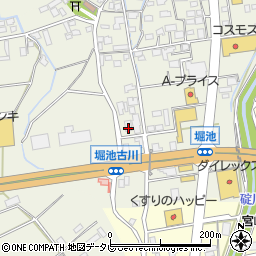 福岡県飯塚市堀池268周辺の地図