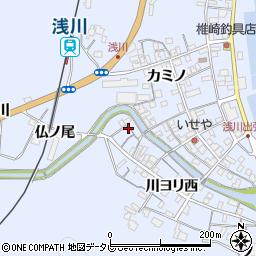 徳島県海部郡海陽町浅川川ヨリ西8周辺の地図