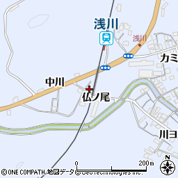 徳島県海部郡海陽町浅川仏ノ尾3周辺の地図