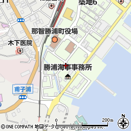 株式会社熊野新聞社　勝浦支社周辺の地図