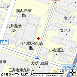 箱崎ふ頭南通り周辺の地図