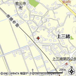 福岡県飯塚市上三緒527周辺の地図