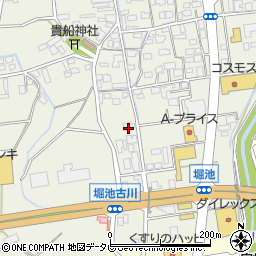 福岡県飯塚市堀池270周辺の地図
