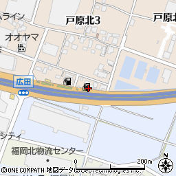 コスモＡＩステーションセルフ福岡インターＳＳ周辺の地図