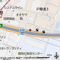 カレーハウスＣｏＣｏ壱番屋福岡インター店周辺の地図