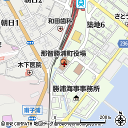 那智勝浦町役場　福祉課・子育て世代包括支援センター周辺の地図