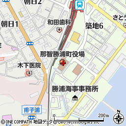 那智勝浦町役場　建設課周辺の地図