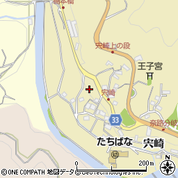 高知県南国市宍崎周辺の地図