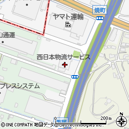 西日本物流サービス周辺の地図