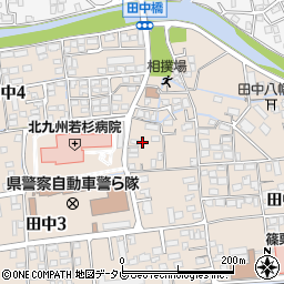 福岡県篠栗町（糟屋郡）田中周辺の地図