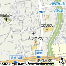 福岡県飯塚市堀池238周辺の地図