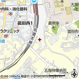 福岡県飯塚市菰田129周辺の地図