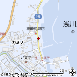 徳島県海部郡海陽町浅川港町周辺の地図