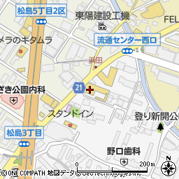 福岡トヨペット　流通センター店周辺の地図