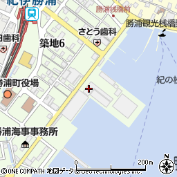 和歌山県信漁連勝浦支所周辺の地図