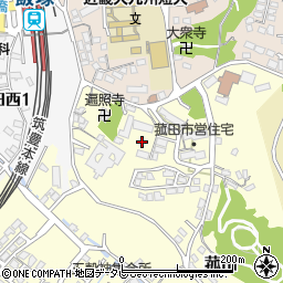 福岡県飯塚市菰田周辺の地図