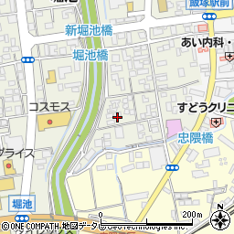 福岡県飯塚市堀池68周辺の地図
