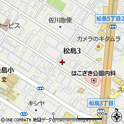 ビユーテー株式会社　福岡営業所周辺の地図