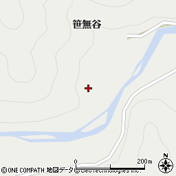 徳島県海部郡海陽町相川笹無谷8周辺の地図