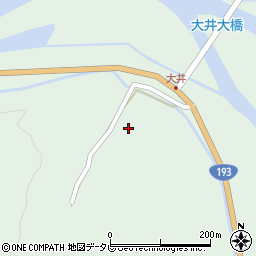 徳島県海部郡海陽町大井大田地34周辺の地図