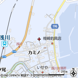 徳島県海部郡海陽町浅川イナ周辺の地図