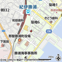 堀本魚店周辺の地図
