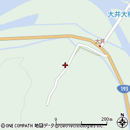 徳島県海部郡海陽町大井大田地43周辺の地図