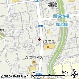 福岡県飯塚市堀池118周辺の地図