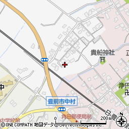 福岡県豊前市畠中196周辺の地図