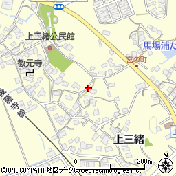 福岡県飯塚市上三緒周辺の地図