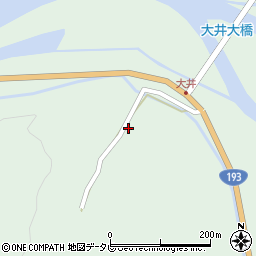 徳島県海部郡海陽町大井大田地36周辺の地図