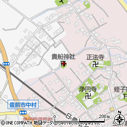 福岡県豊前市畠中311周辺の地図