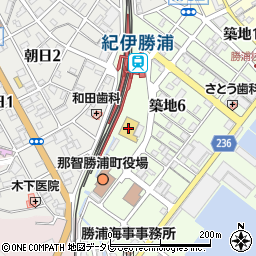 ホームストック勝浦店周辺の地図