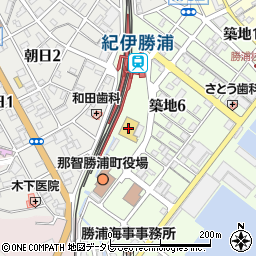 ホームストック勝浦店周辺の地図