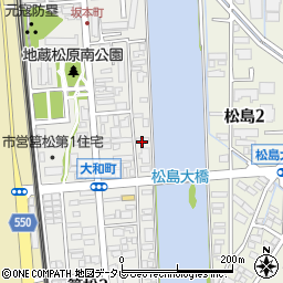 トイレつまり救急車２４福岡筥松店周辺の地図