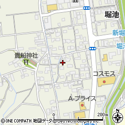 福岡県飯塚市堀池231周辺の地図