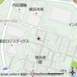 福岡県粕屋町（糟屋郡）江辻周辺の地図