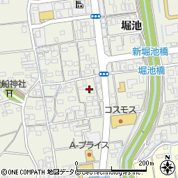 福岡県飯塚市堀池123周辺の地図