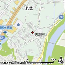 若菜公民館周辺の地図