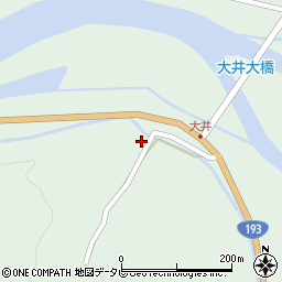 徳島県海部郡海陽町大井東前周辺の地図