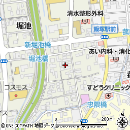 福岡県飯塚市堀池57-1周辺の地図