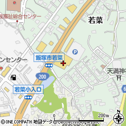 ミニストップメガフェイス飯塚店周辺の地図