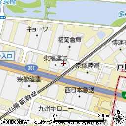 東福運送株式会社加工部周辺の地図